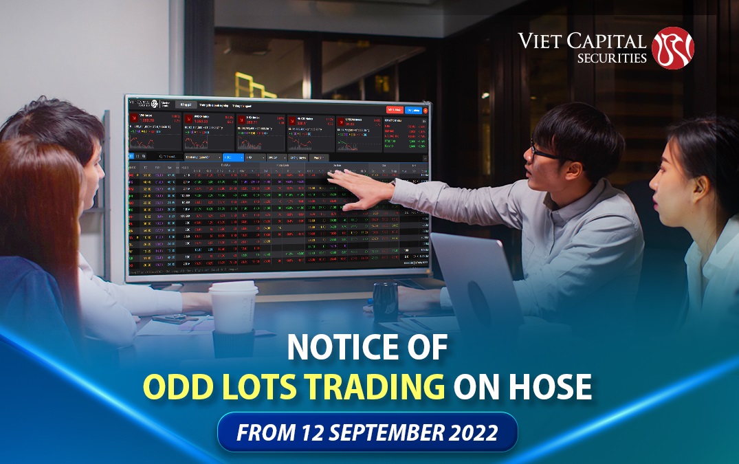 Notice of odd lots trading on HOSE